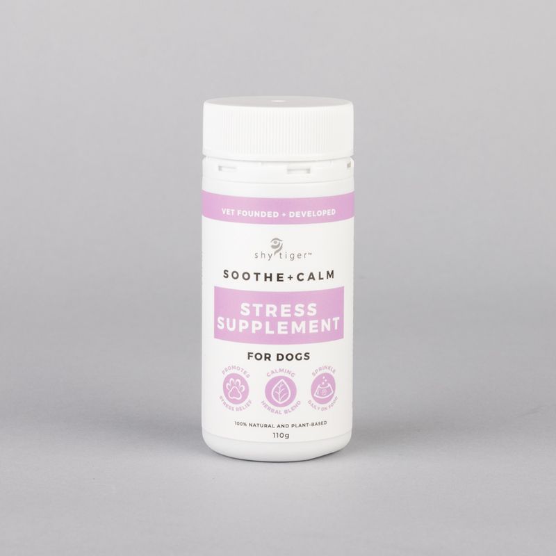 Shy Tiger Soothe + Calm Stress Supplement For Dogs