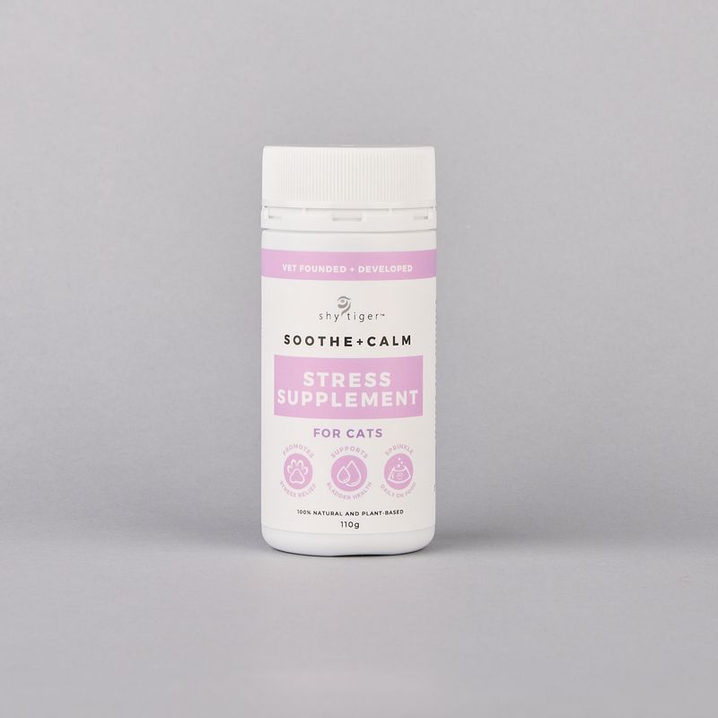 Shy Tiger Soothe + Calm Stress Supplement For Cats