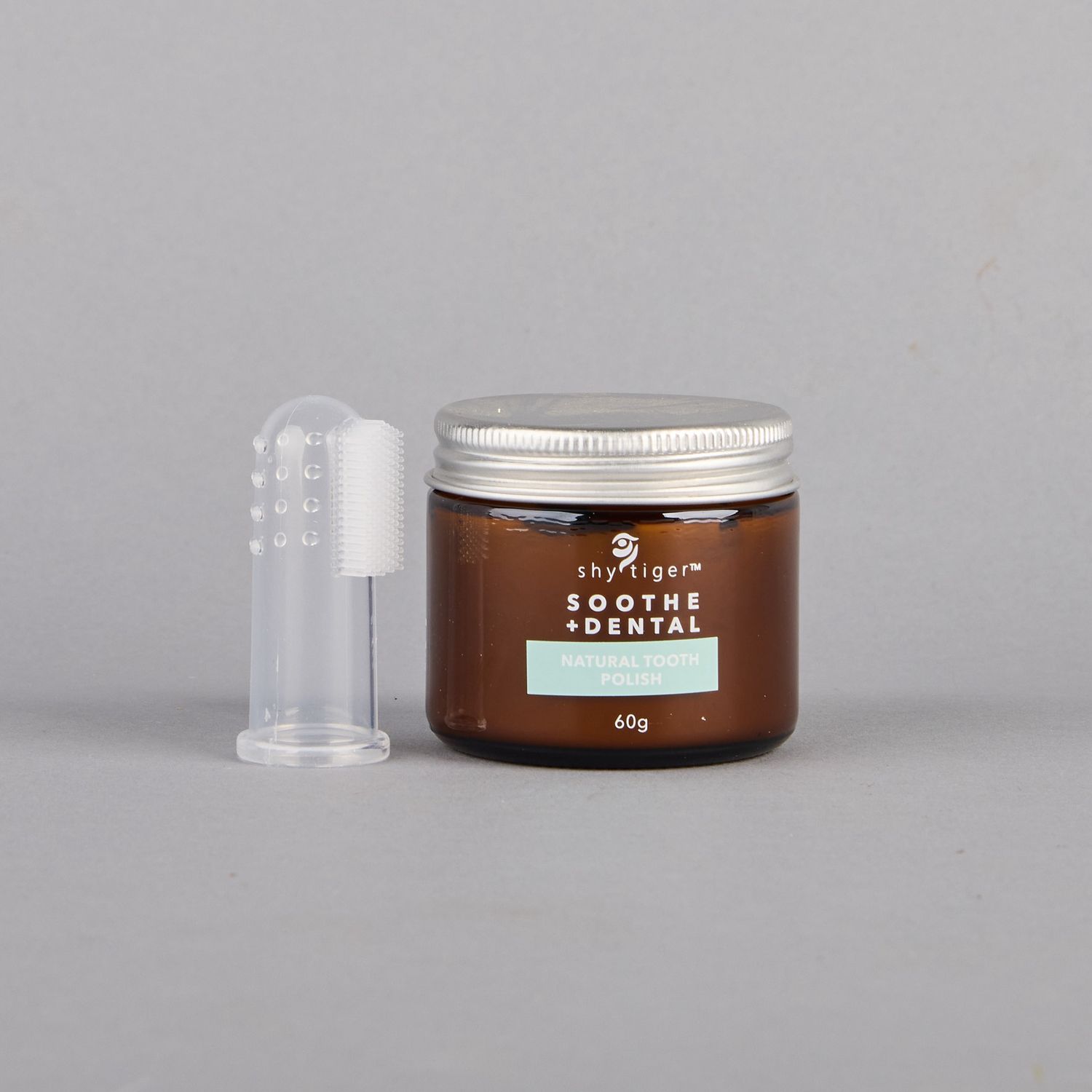 Shy Tiger Natural Toothpaste and Finger Brush