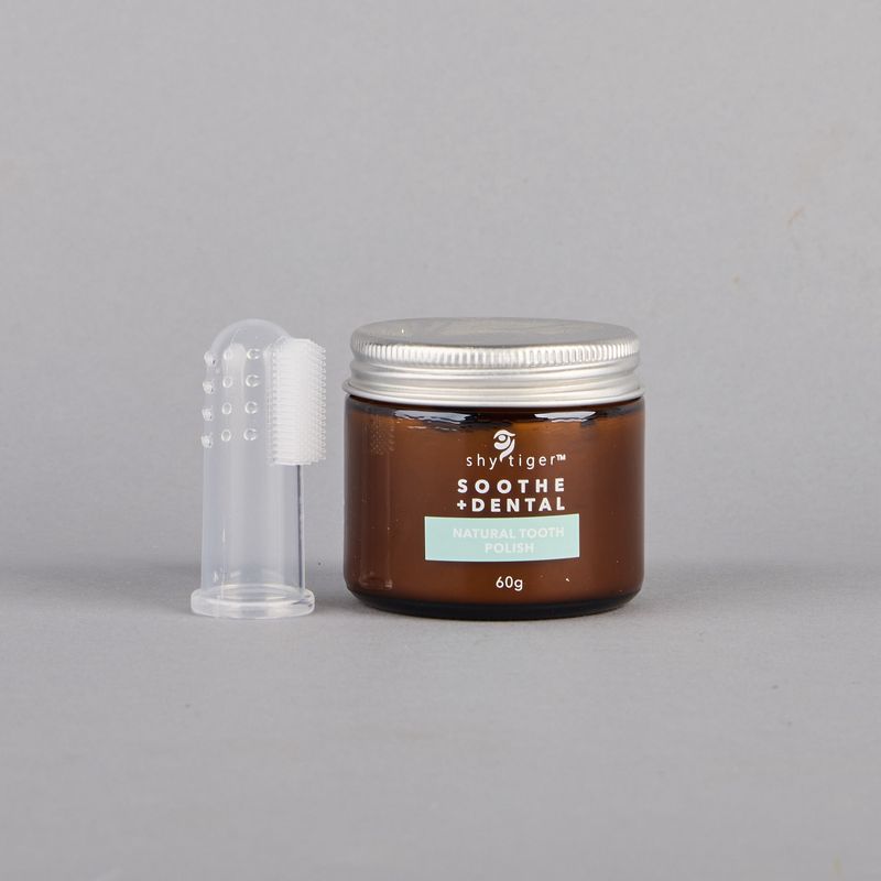 Shy Tiger Natural Toothpaste and Finger Brush