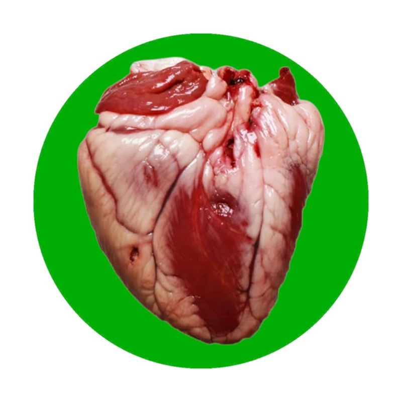 Raw Lamb Heart  - 500gm
