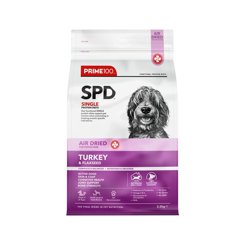 Prime100  SPD Air Dried Turkey &amp; Flaxseed