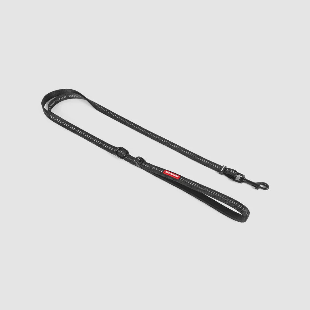 Essential Adjustable Leash, Colour: Black, Size: Small - 180/15