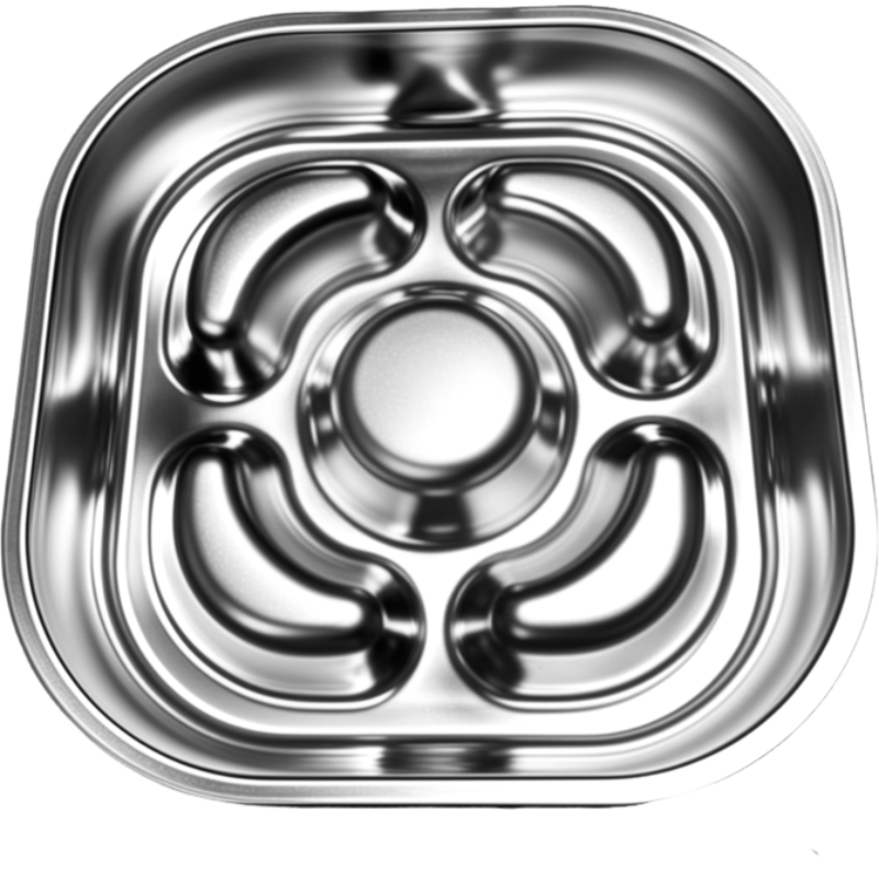 Stainless Steel Slow Feeder Bowl
