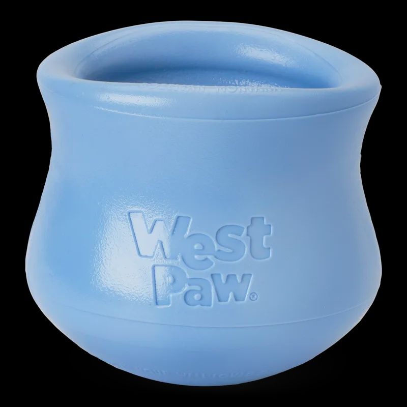 West Paw Toppl Treat Dispensing Dog Toy, Colour: Periwinkle, Size: Small