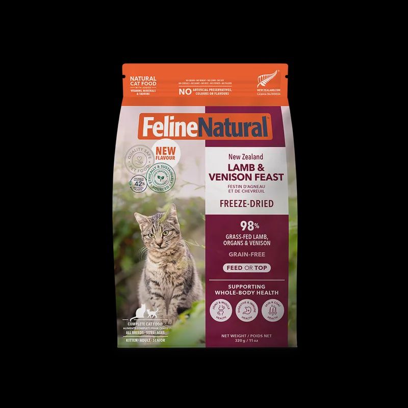 Feline Natural Lamb &amp; Venison Feast 320gm Cat Food