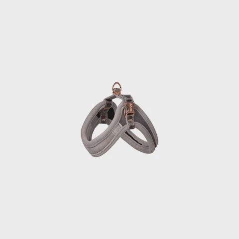 Rogz Urban Adjustable Fast Fit Harness, Colour: Dove Grey, Size: Small