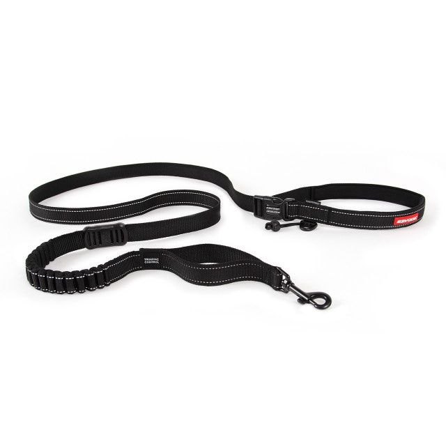 Ezy Dog Road Runner Leash, Colour: Black