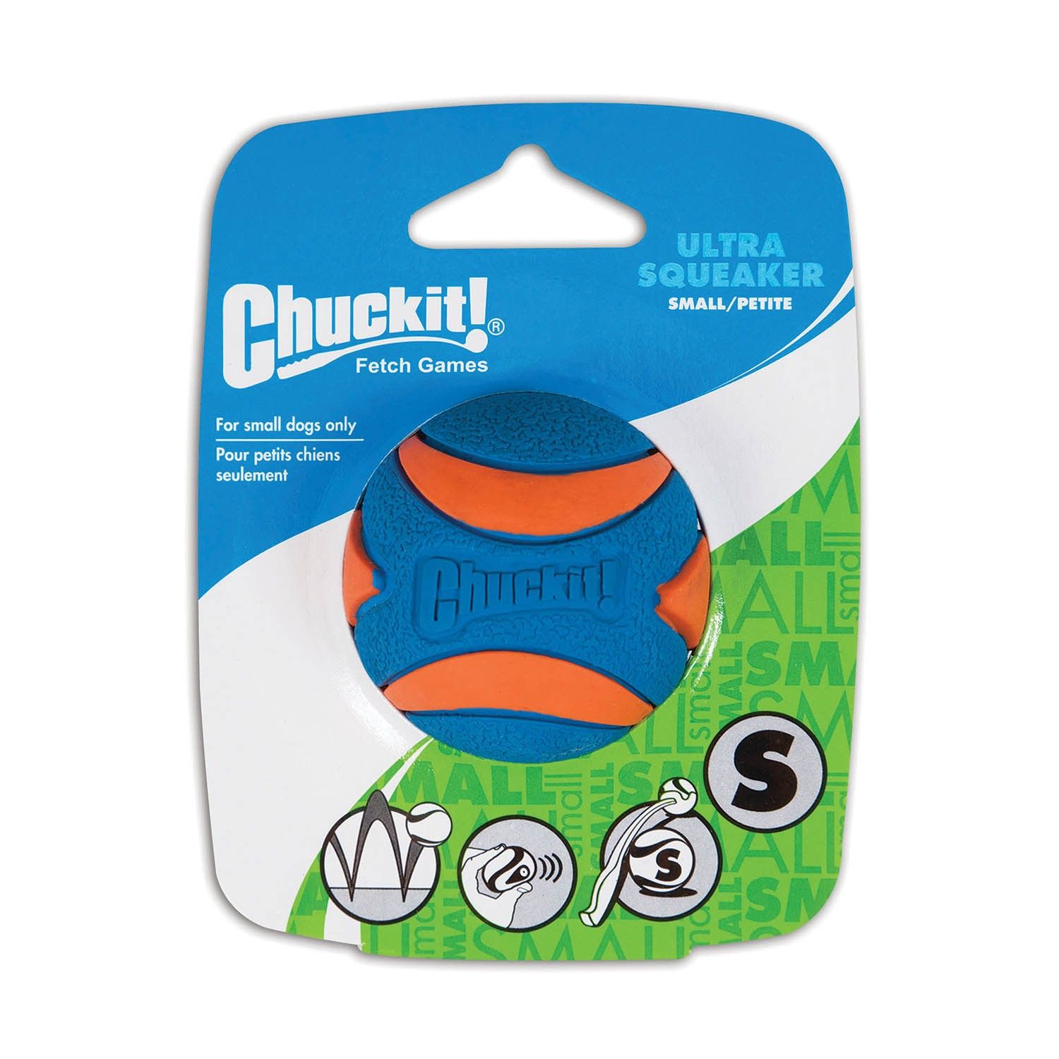 Chuckit Ultra Squeaker Ball, Size: Small