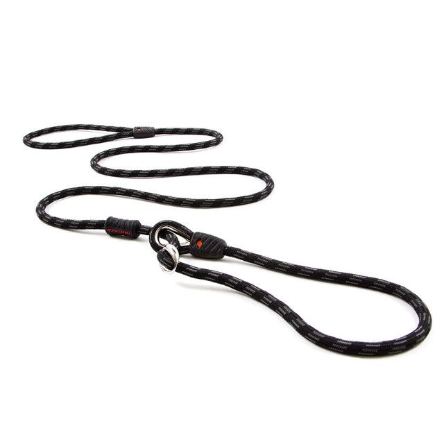 Ezy Dog Luca Rope 9mm 67" Leash, Colour: Black