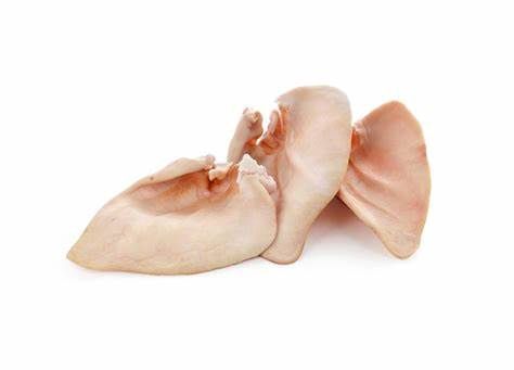 Raw Pigs Ears, Size: Bag 5