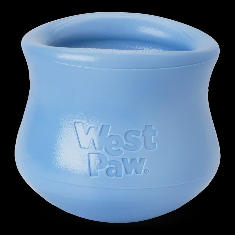 West Paw Toppl Treat Dispensing Dog Toy, Colour: Periwinkle, Size: Small