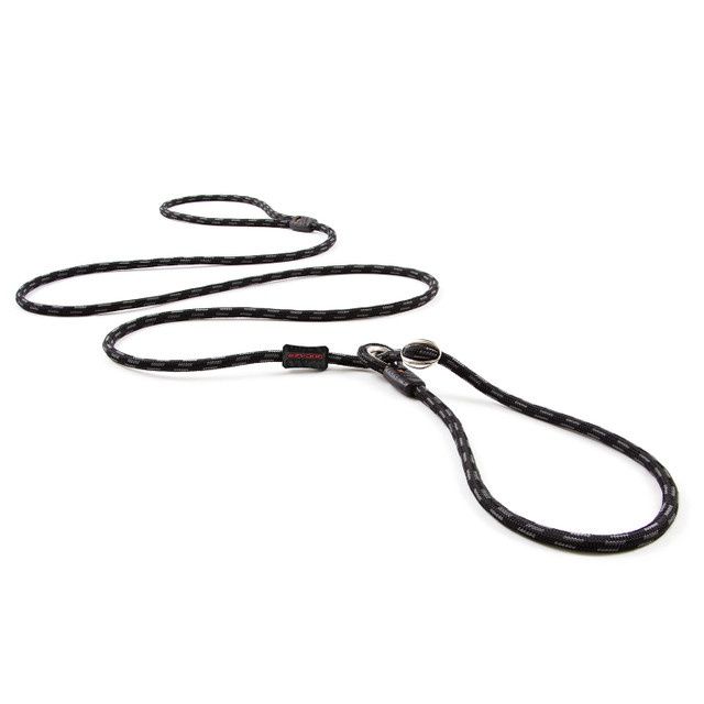 Ezydog Luca Rope Leash Lite - 6mm, Colour: Black