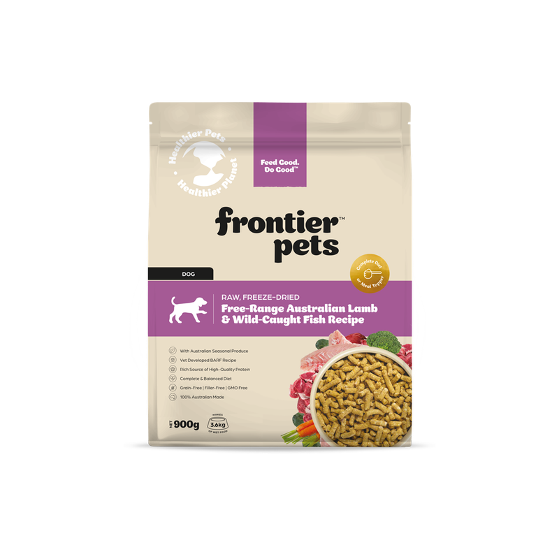 Frontier Pets Adult Dog Free Range Lamb &amp; Wild Caught Salmon