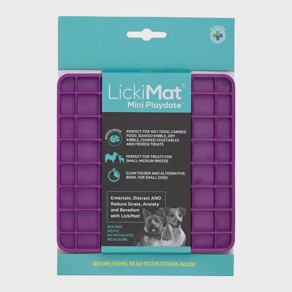 Lickimat Dog Mini Playdate, Colour: Purple