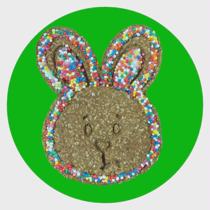 Easter Bunny  Face  Cookie