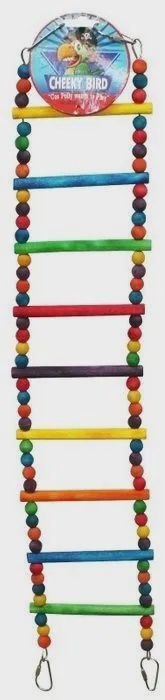 Cheeky Bird 9 Step Ladder With Beads