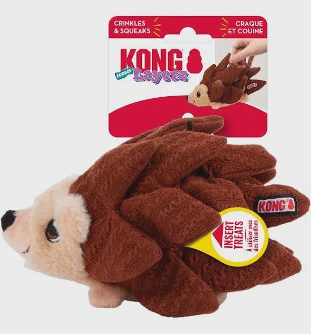 KONG Layerz Forage Hedgehog - Medium