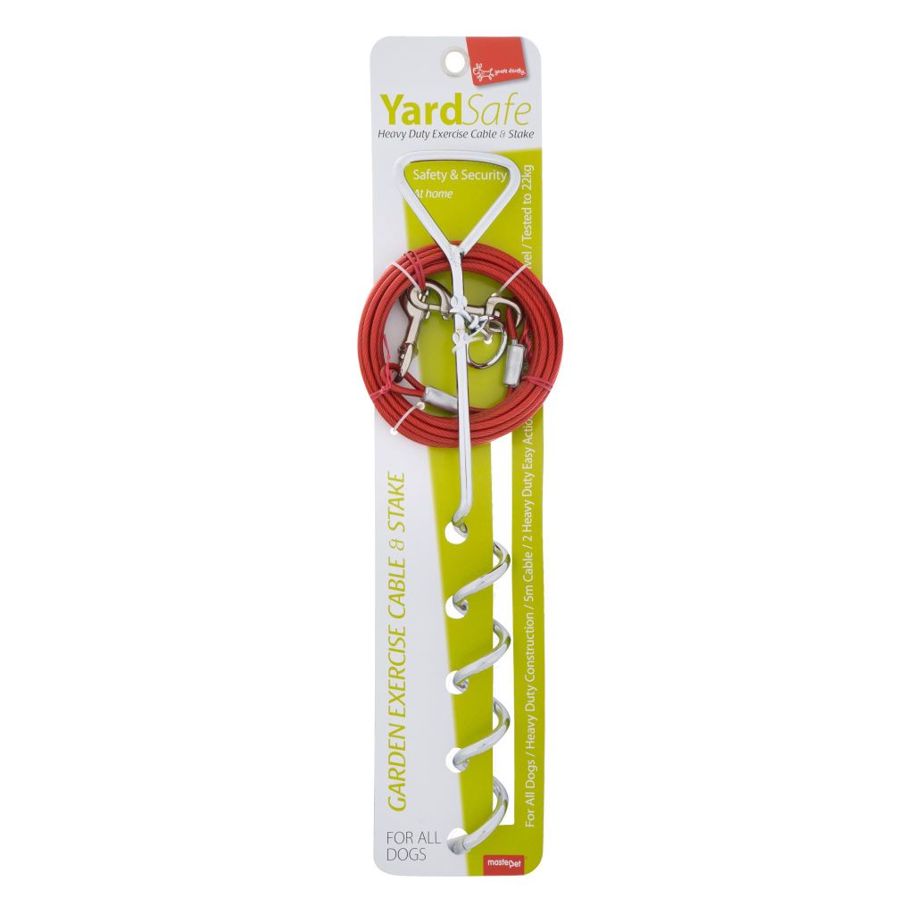 Yard Safe  Heavy Duty Exercise Cable &amp; Stake
