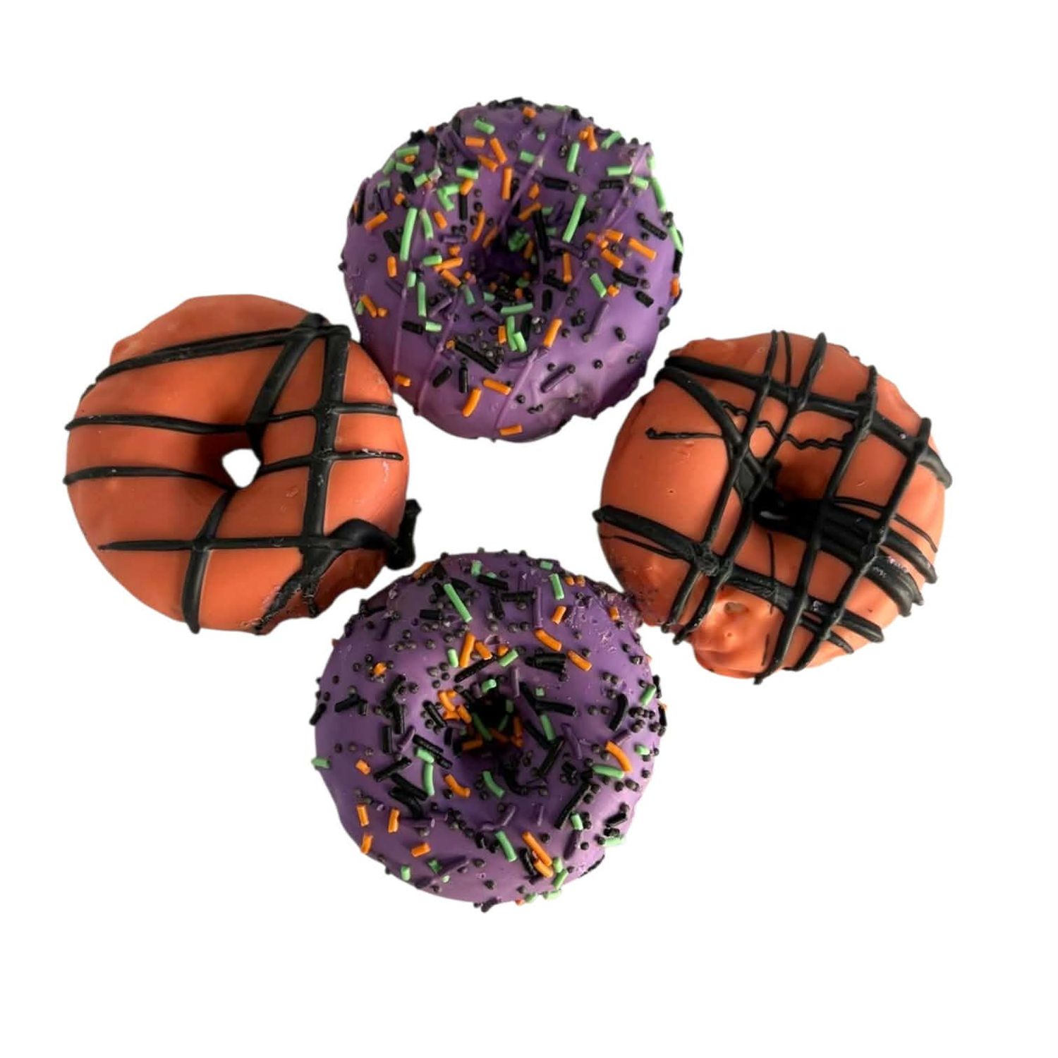 Halloween Crackle Donuts