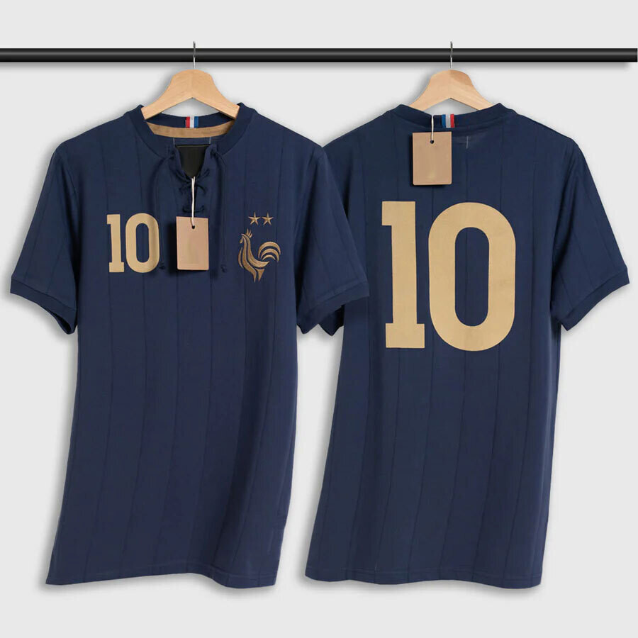 Retro France Navy #10 Shirt