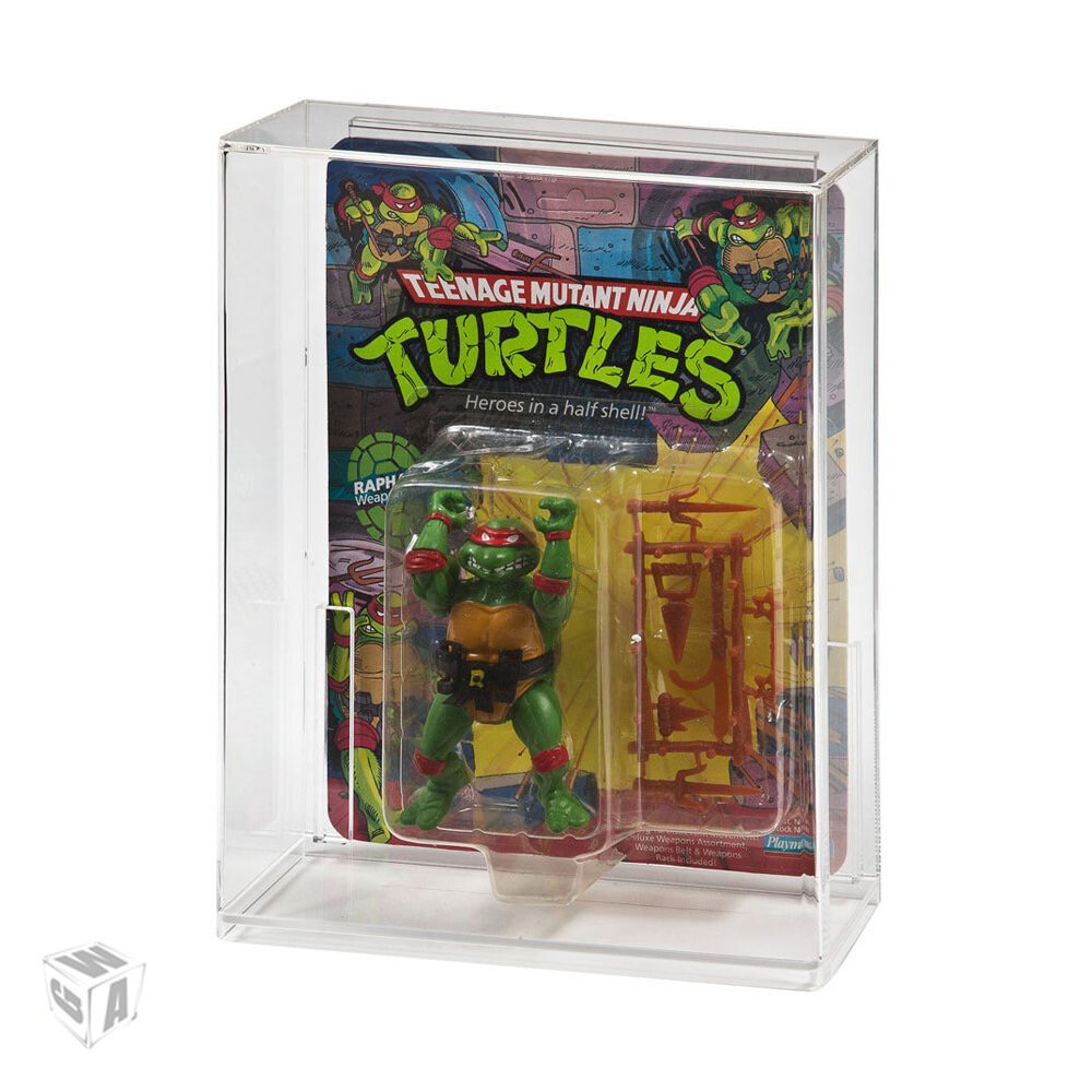 Playmates Teenage Mutant Ninja Turtles / TMNT Carded Action Figure Display Case