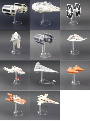 Star Wars Diecast Ship Display Stands