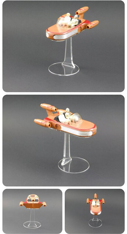 Landspeeder - Star Wars Vintage Die Cast Ship Stand
