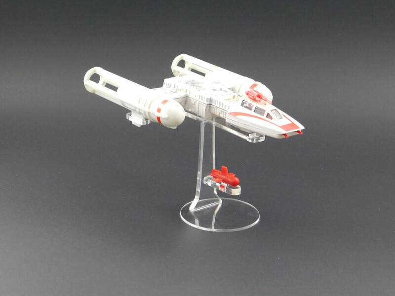 Y-Wing Star Wars Vintage Die Cast Ship Stand