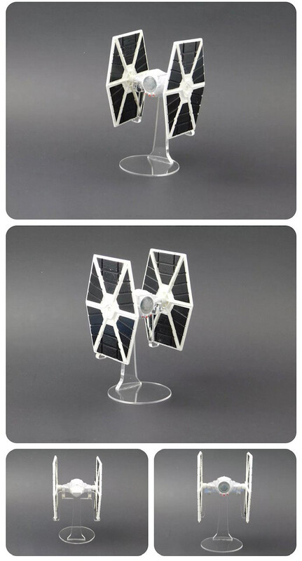 Tie Fighter - Star Wars Vintage Die Cast Ship Stand