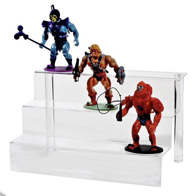 Acrylic Display Steps – Medium 3 Tier - (IKEA DETOLF)