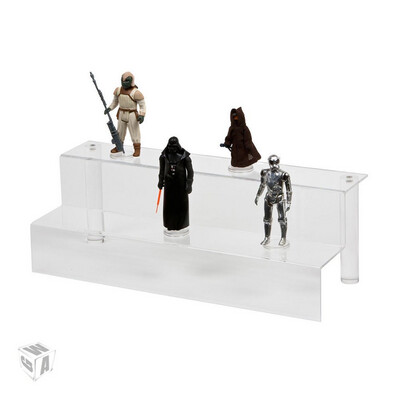 Acrylic Display Steps – Medium 2 Tier - (IKEA DETOLF)