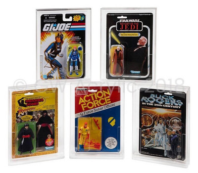 Packaged Action Figure Display Cases