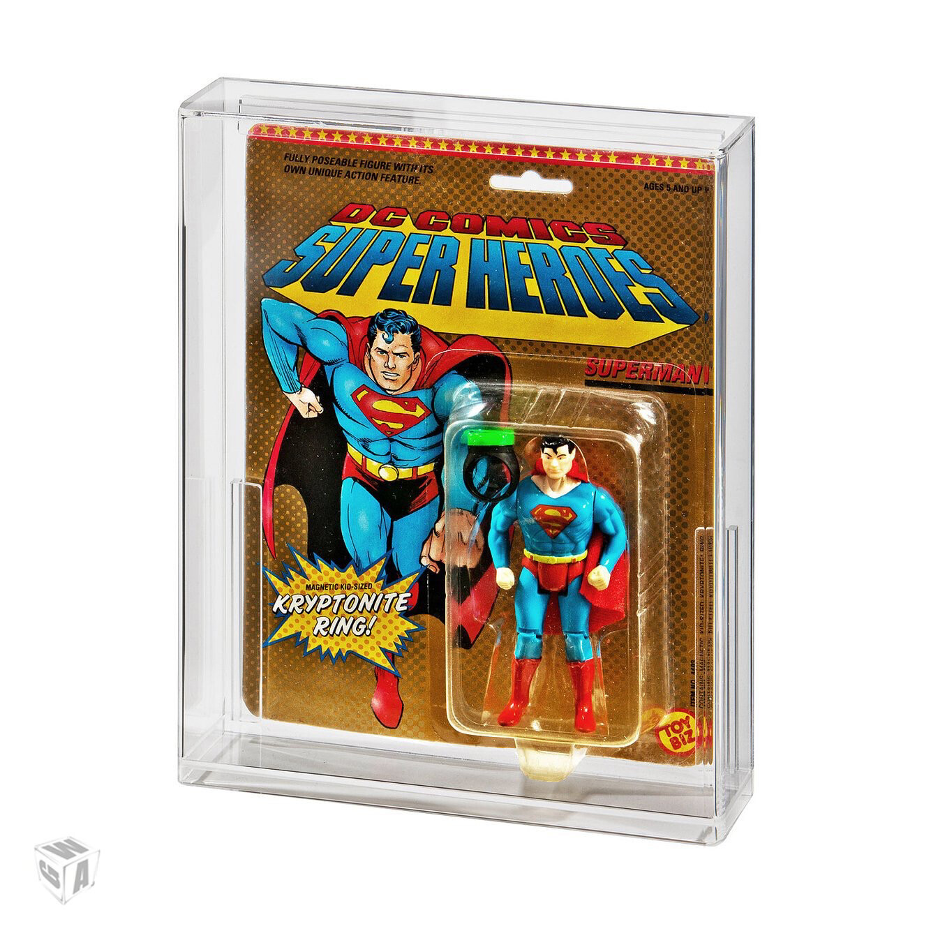 DC Comics &amp; Marvel Super Heroes Toybiz Acrylic Display Case