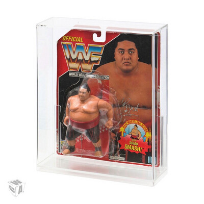 Hasbro WWF Wrestling Carded Figure Acrylic Display Case (Deep Bubble)