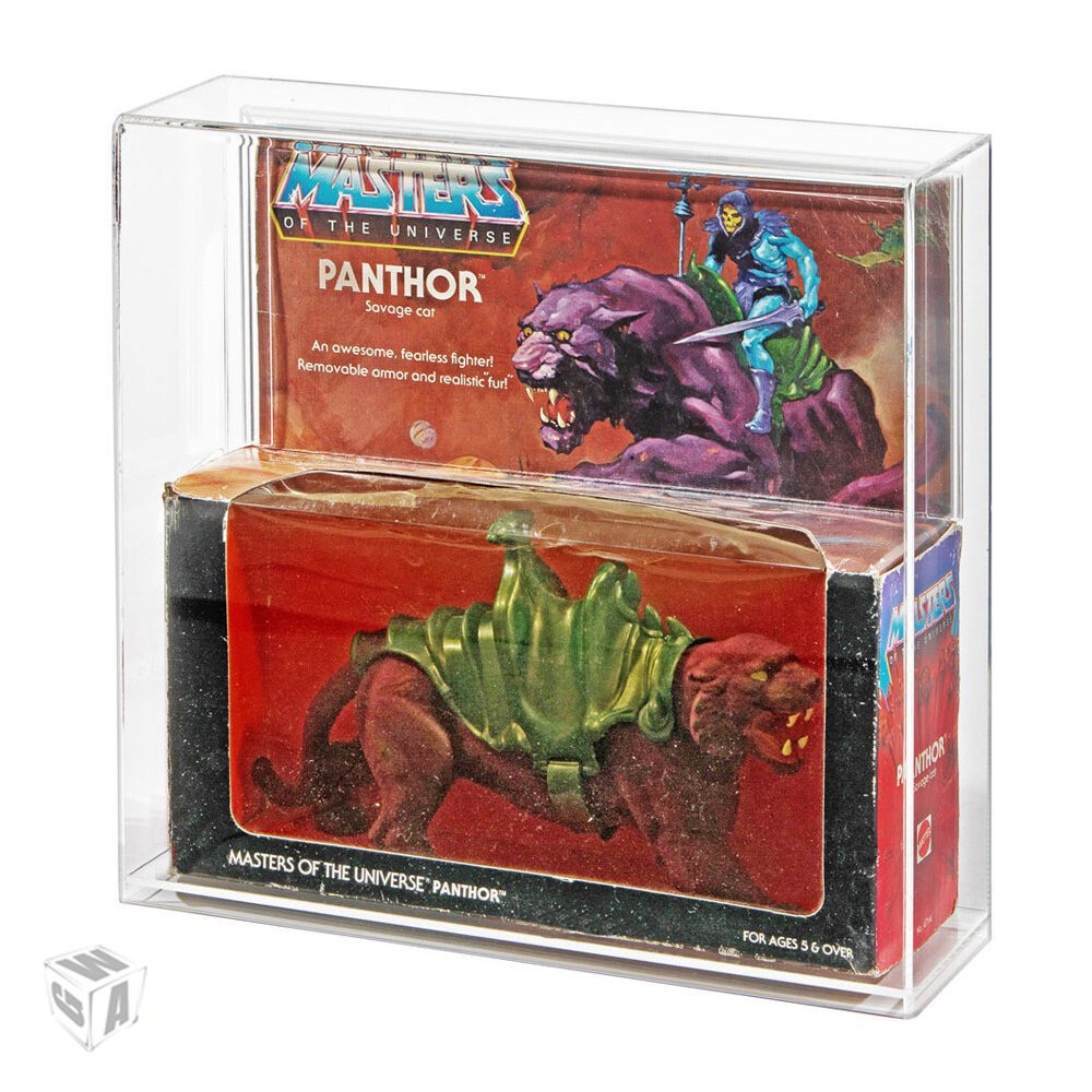 Battle Cat &amp; Panthor Masters Of The Universe Acrylic Display Case