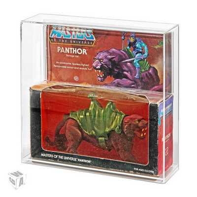 Battle Cat &amp; Panthor Masters Of The Universe Acrylic Display Case