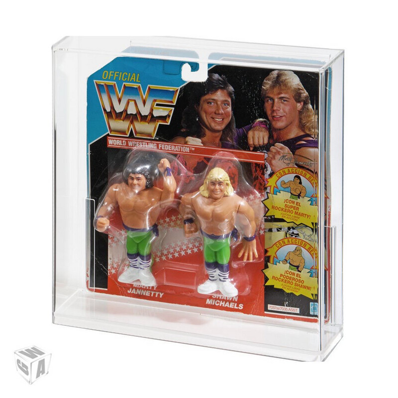 Hasbro Tag Team WWF Carded Figure Acrylic Display Case