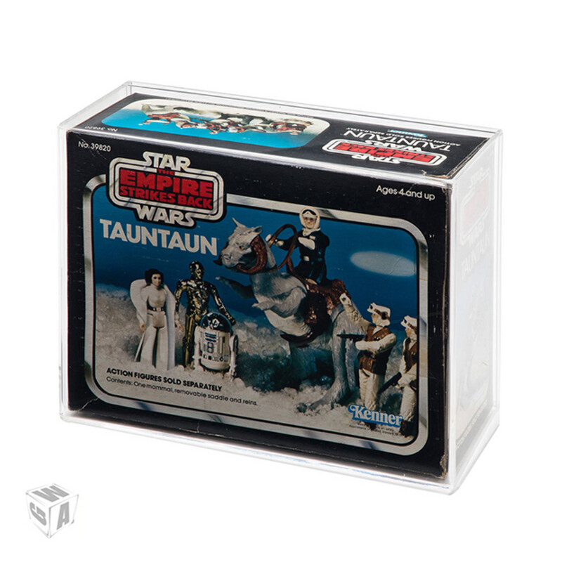 Taun Taun ( Closed Belly ) Vintage Star Wars Acrylic Display Case