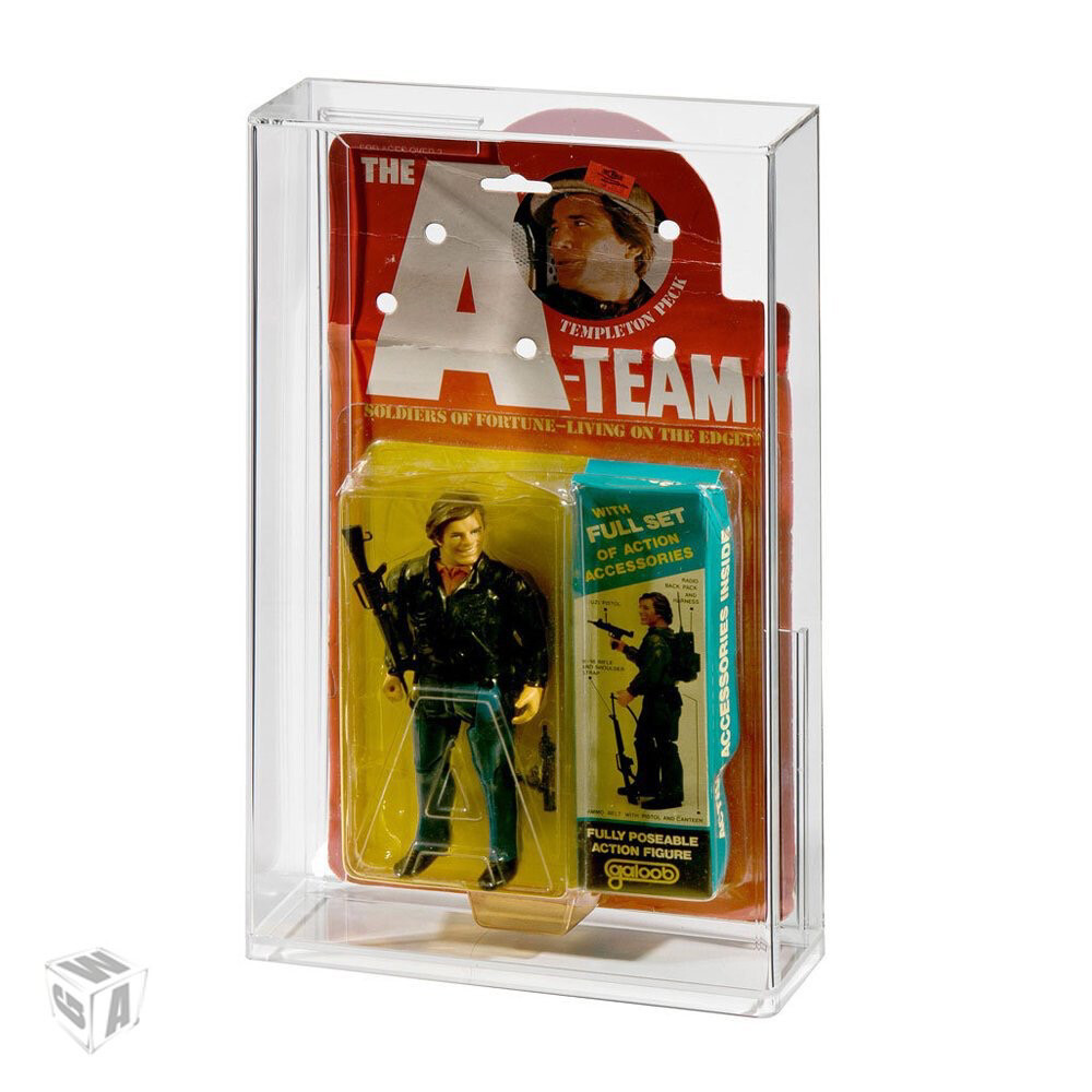 The A-Team Carded Action Figure Acrylic Display Case