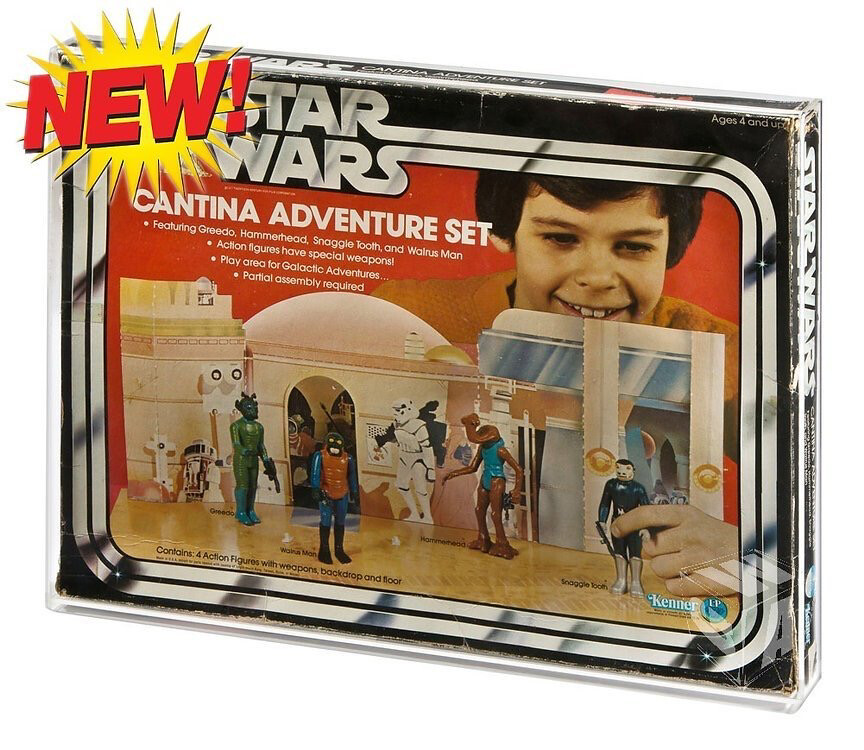 Kenner SEARS Cantina Adventure Set Acrylic Display Case - Vintage Star Wars