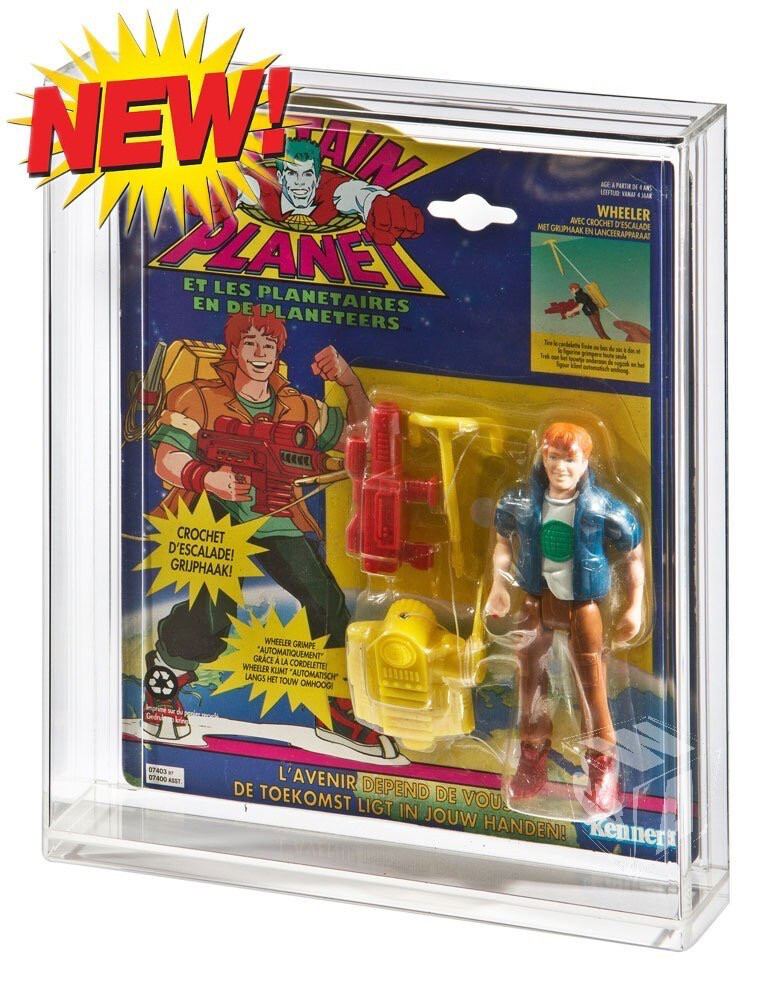 Kenner Captain Planet Action Figure Acrylic Display Case
