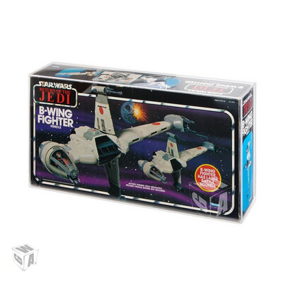 Kenner ROTJ B-Wing Fighter Star Wars Acrylic Display Case