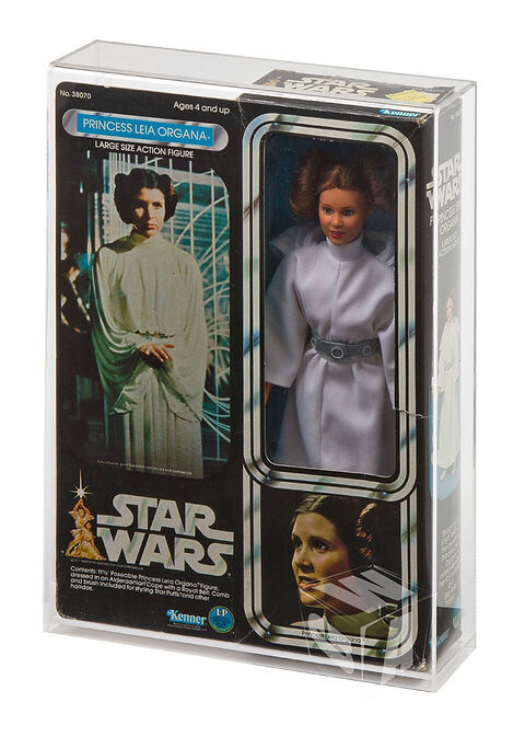 Star Wars &amp; ESB - 12&quot; Boxed Large Action Figure Doll Display Case (Standard MIB)
