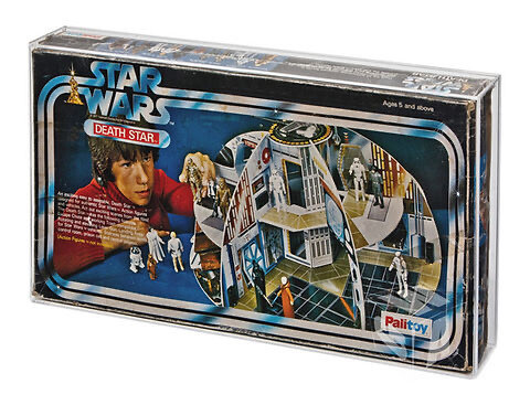 Vintage Star Wars Death Star Playset Acrylic Display Case