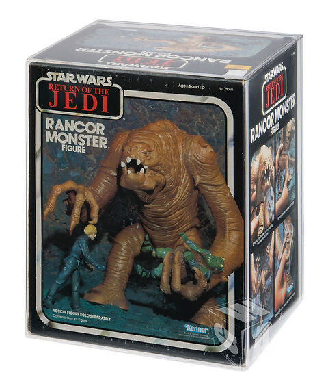 ROTJ Kenner Rancor Monster Star Wars Vintage Acrylic Display Case