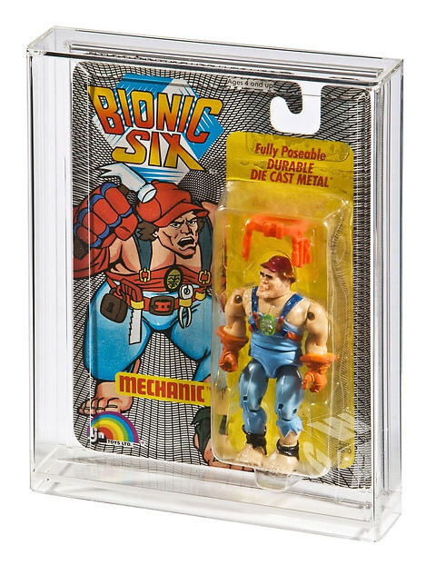 Bionic 6 LJN Action Figure Acrylic Display Case