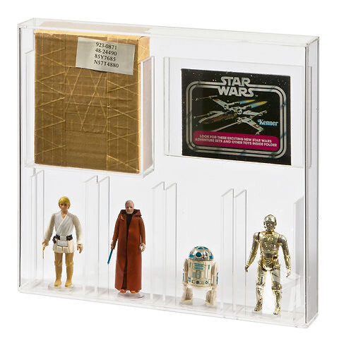 Star Wars/ESB &amp; ROTJ 4 Pack Mailer Acrylic Display Case