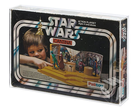 Palitoy Star Wars Cantina &amp; Droid Factory Acrylic Display Case