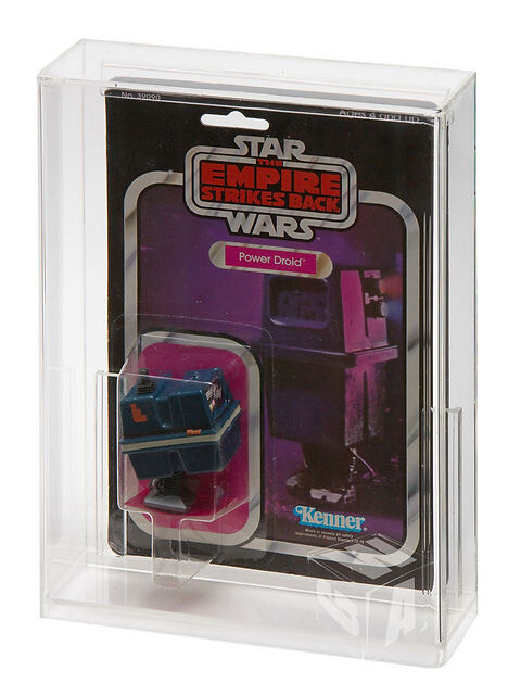 Carded Action Figure Display Case - Deep Bubble Depth ( 50 mm ) - Star Wars Indiana Jones GI Joe